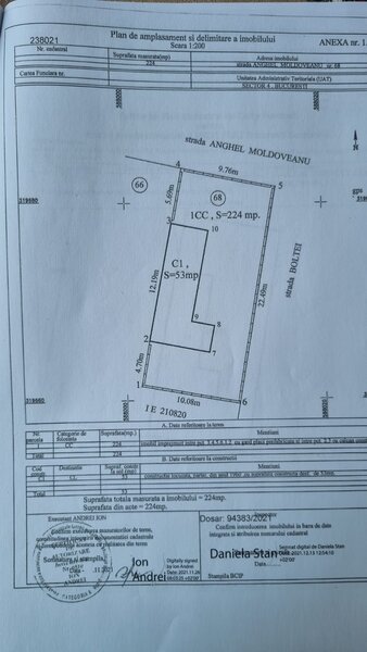 Anghel Moldoveanu nr. 68,